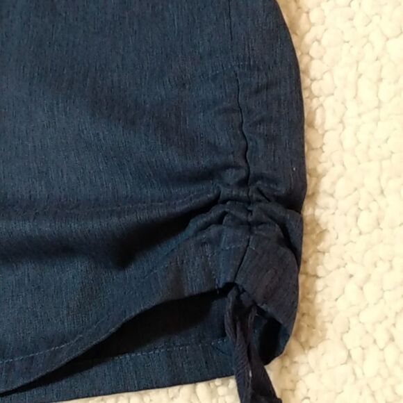 Allison Daley Blue Capri Pants W/ With Comfort Elastic Waistband - Picture 4 of 8